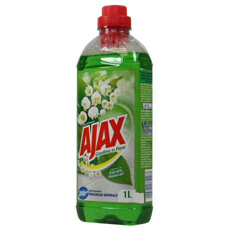 Ajax fregasuelos 1 L. Flor de primavera.