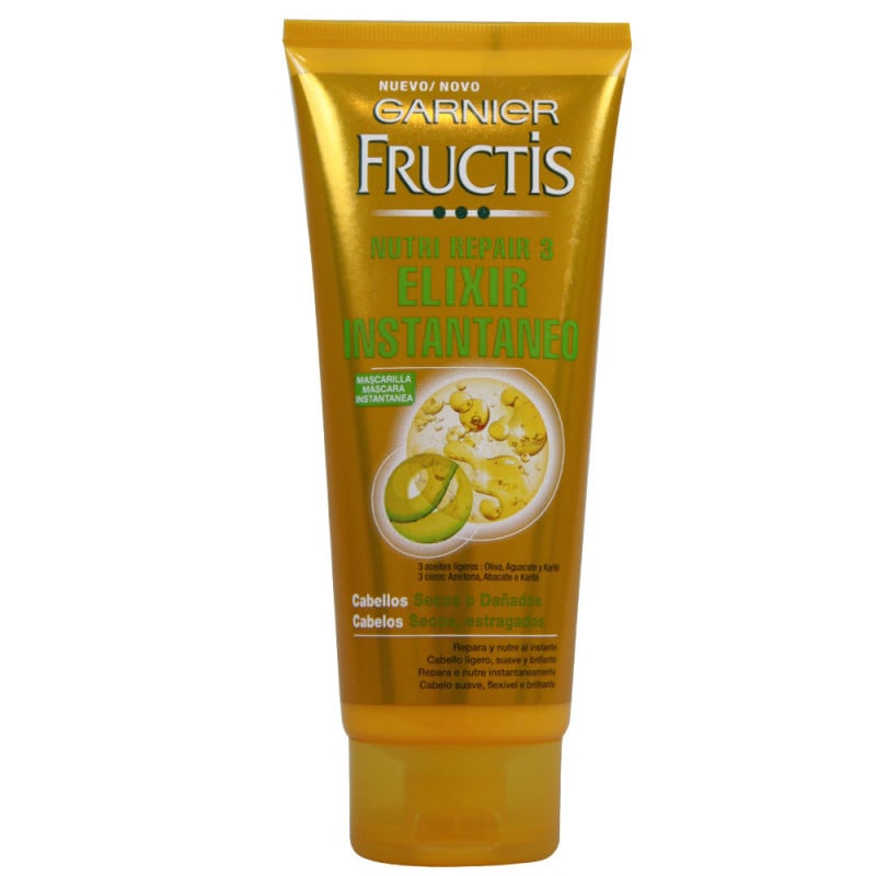 Anslået på fritid Garnier Fructis hair mask 200 ml. Nutri Repair 3 Elixir. - Tarraco Import  Export