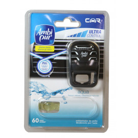 Ambipur car freshener diffuser 7 ml. + refill. Aqua. - Tarraco Import Export