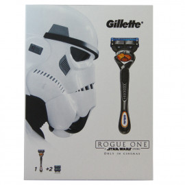 Gillette Fusion Proglide Flexball razor + 2 recharge. Star Wars.
