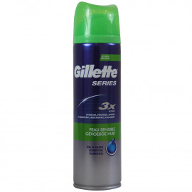 Gillette Series gel de afeitar 200 ml. Sensible Aloe Vera.