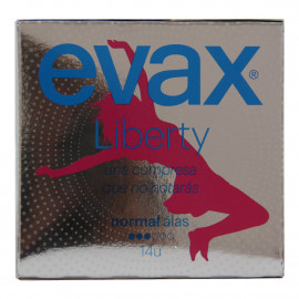 Evax sanitary 14 u. Liberty Normal with wings. (Box 16 u.)