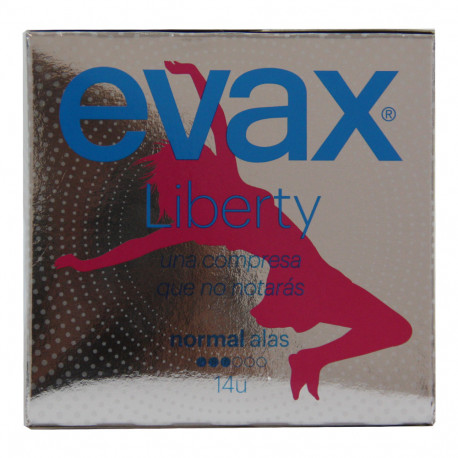 Evax compresas 14 u. Liberty Normal alas. (Caja 16 u.)