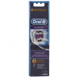 Oral B electric toothbrush refill 2 u. 3D White.