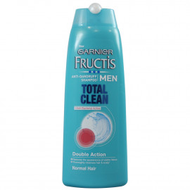 Garnier Fructis shampoo 250 ml. Men total clean.