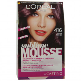 L'Oréal Sublime Mousse dye 416 blackberry.