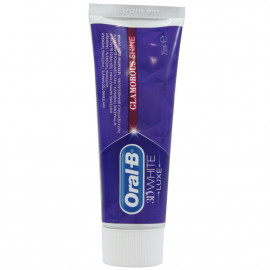 Oral B pasta de dientes 75 ml. 3D White Brillo Glam.