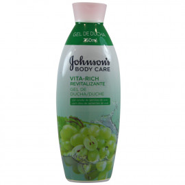 Johnson's Vita Rich gel 750 ml. Aceite de Semillas de uva revitalizante.