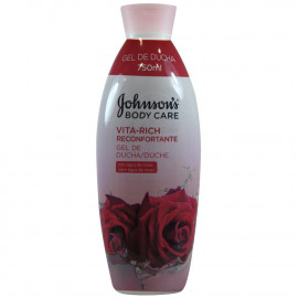 Johnson's Vita Rich gel 750 ml. Agua de rosas reconfortante.