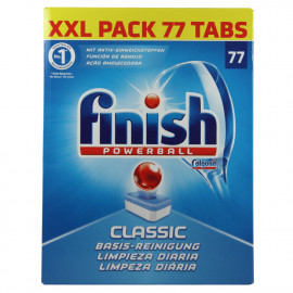 Finish 77 tabs - Classic. Import u. Tarraco Export powerball dishwasher