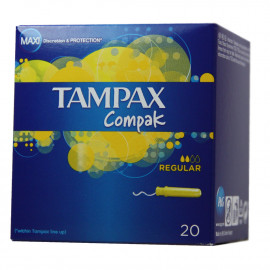 Tampax compak 20 u. Regular