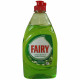 Fairy lavavajillas líquido 383 ml. Limpio y fresco manzana del campo.