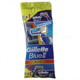 Gillette Blue II plus maquinilla de afeitar 5 + 1 u. Blue 3.