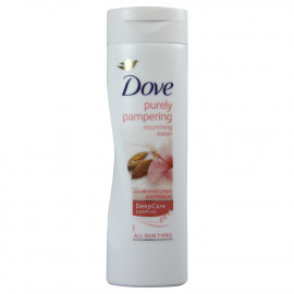 Dove body lotion 250 ml. Almond & hibiscus all skin types.