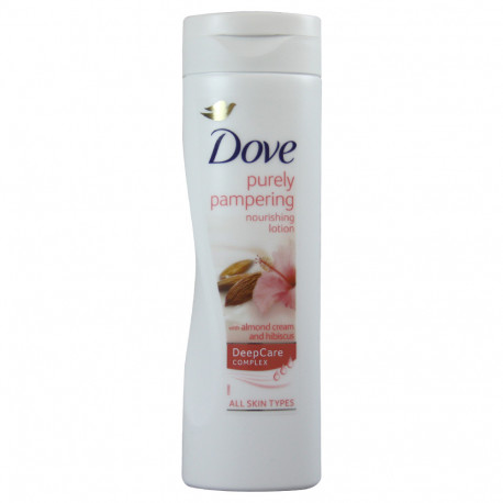 Dove body lotion 250 ml. Almond & hibiscus.