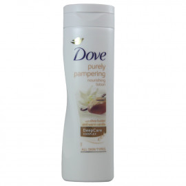Dove body lotion 250 ml. Karite & vanilla all skin types. (6 u.)