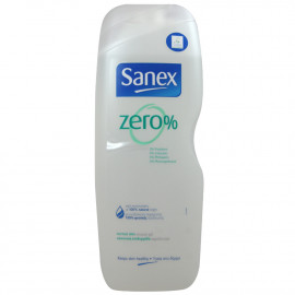 Sanex shower gel de ducha 650 ml. Zero normal skin.