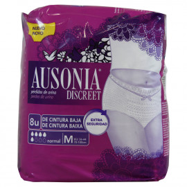 Ausonia Discreet urine loss 8 u. Sanitary size medium.