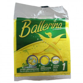 Ballerina bayeta amarilla microfibras 1 u. Original.
