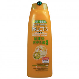 Garnier Fructis shampoo 250 ml. + 50 ml. Nutri repair 3.