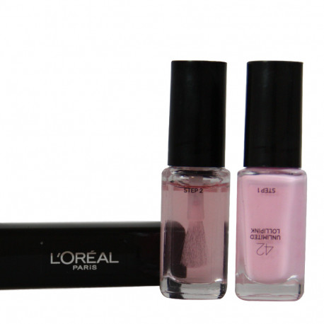 L'Oréal nail polish. 42 Unlimited lollipink.