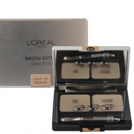 L'Oréal kit de cejas Brow Artist genius. 01 Light to medium.