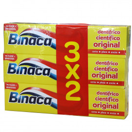 Binaca toothpaste pack 3X75 ml.