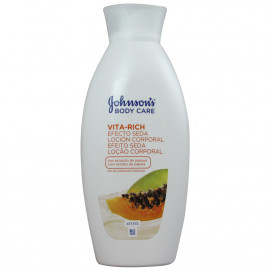 Johnson's Vita Rich body lotion 400 ml. Papaya Silk Effect.