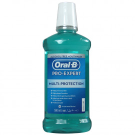 Oral B mouthwash bucal 500 ml. Pro-Expert fresh mint.