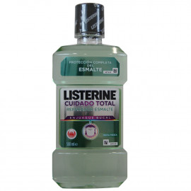 Listerine antiséptico bucal 500 ml. Total care reparador de esmalte.