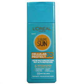 L'Oréal Sublime Sun. 200 ml. Leche protectora hidratante factor 30.