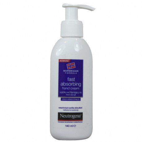 Neutrogena hand cream 140 ml. Fast absorption. - Tarraco Import Export