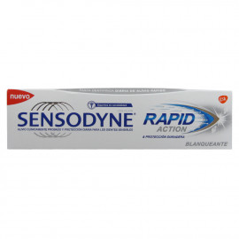 Sensodyne pasta de dientes 75 ml. Rapid action blanqueante.
