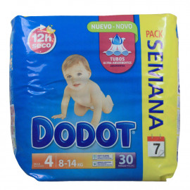 Dodot diapers 30 u. 8-14 kg. Size 4.