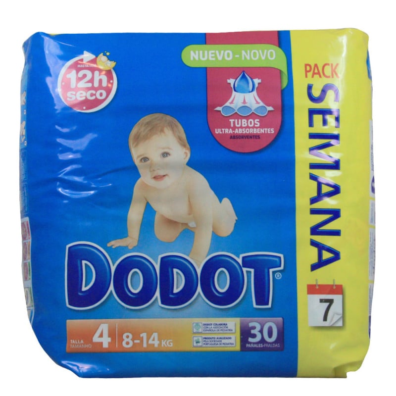 Dodot diapers 30 u. 8-14 kg. Size 4. - Tarraco Import Export