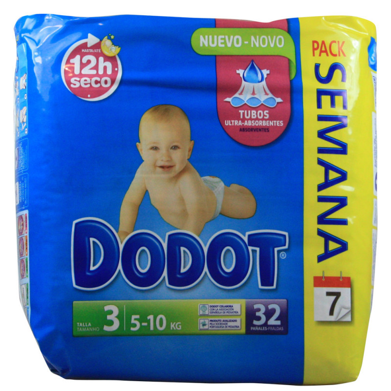 Buy Total care nappies size 3 46 units Dodot