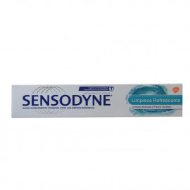 Sensodyne pasta de dientes 75 ml. Limpieza Refrescante.