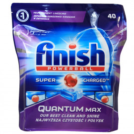 Finish dishwasher powerball tabs 40 u. Quantum max super power.