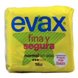 Evax sanitary 16 u. Normal without wings.