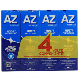 AZ complete toothpaste multi protectin pack 4 X 8. 75 ml.