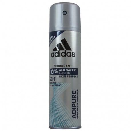 Chirrido ecuación Secretar Adidas desodorante spray 200 ml. Adipure 48 h. - Tarraco Import Export