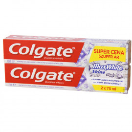 Colgate toothpaste 2X75 ml. Max White duo.
