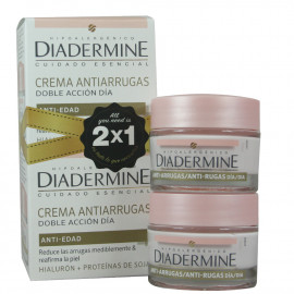 Diadermine day cream 2x50 ml. Anti-age.