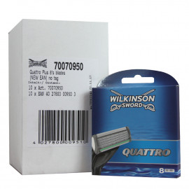 Wilkinson Quattro blades 8 u. Minibox.