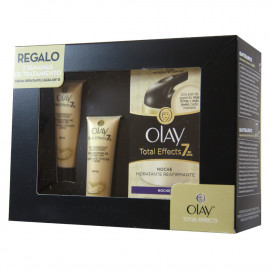 Olay total effects pack reafirmante noche 50 ml.+ 2 hidratantes 75 ml. Factor 15.