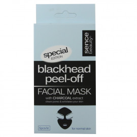 Sence beauty facial mask 5 u. Charcoal extract normal skin.