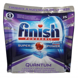 Finish lavavajillas powerball super power 25 u. Quantum.