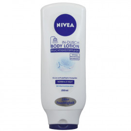 Nivea body milk under the shower 250 ml. Normal skin.