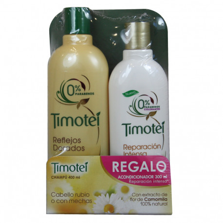 Timotei pack shampoo 400 ml + conditioner 300 ml. With camomile.