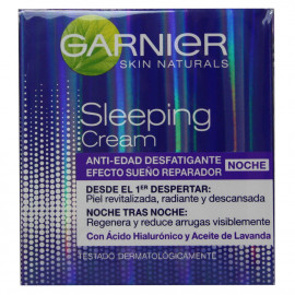 Garnier Sleeping cream anti-edad desftigante noche 50 ml.